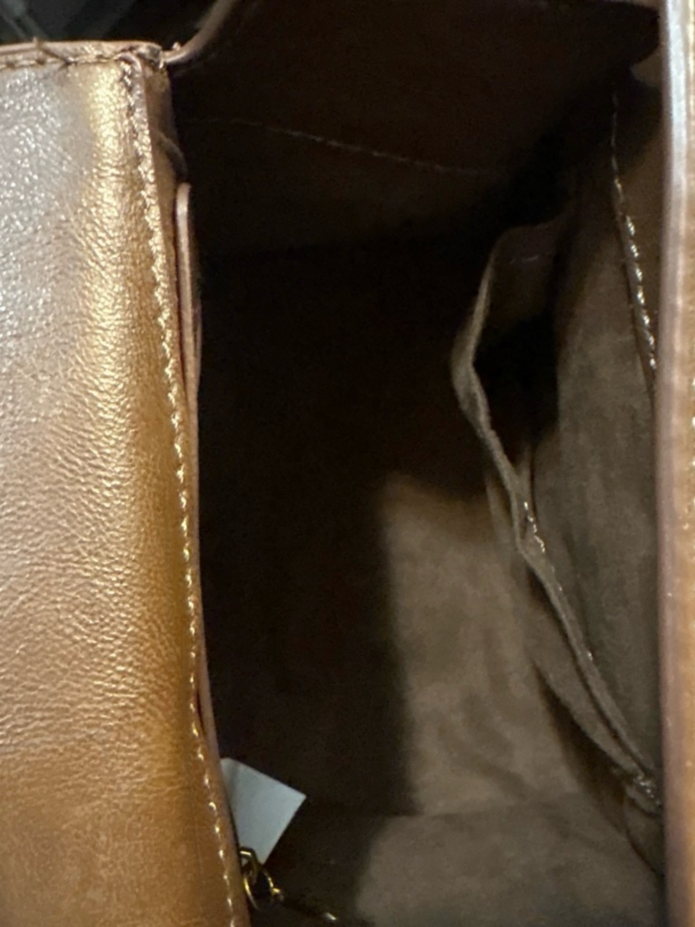 Steve Madden Brown Leather Crossbody Bag